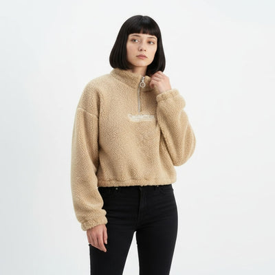 Inga | Fluffy Ull-look Kort Genser