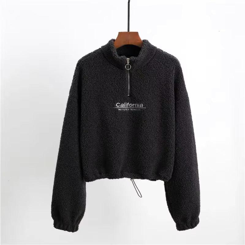 Inga | Fluffy Ull-look Kort Genser