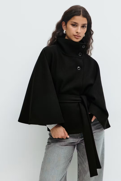 Eirina | Ull-look Kappejakke