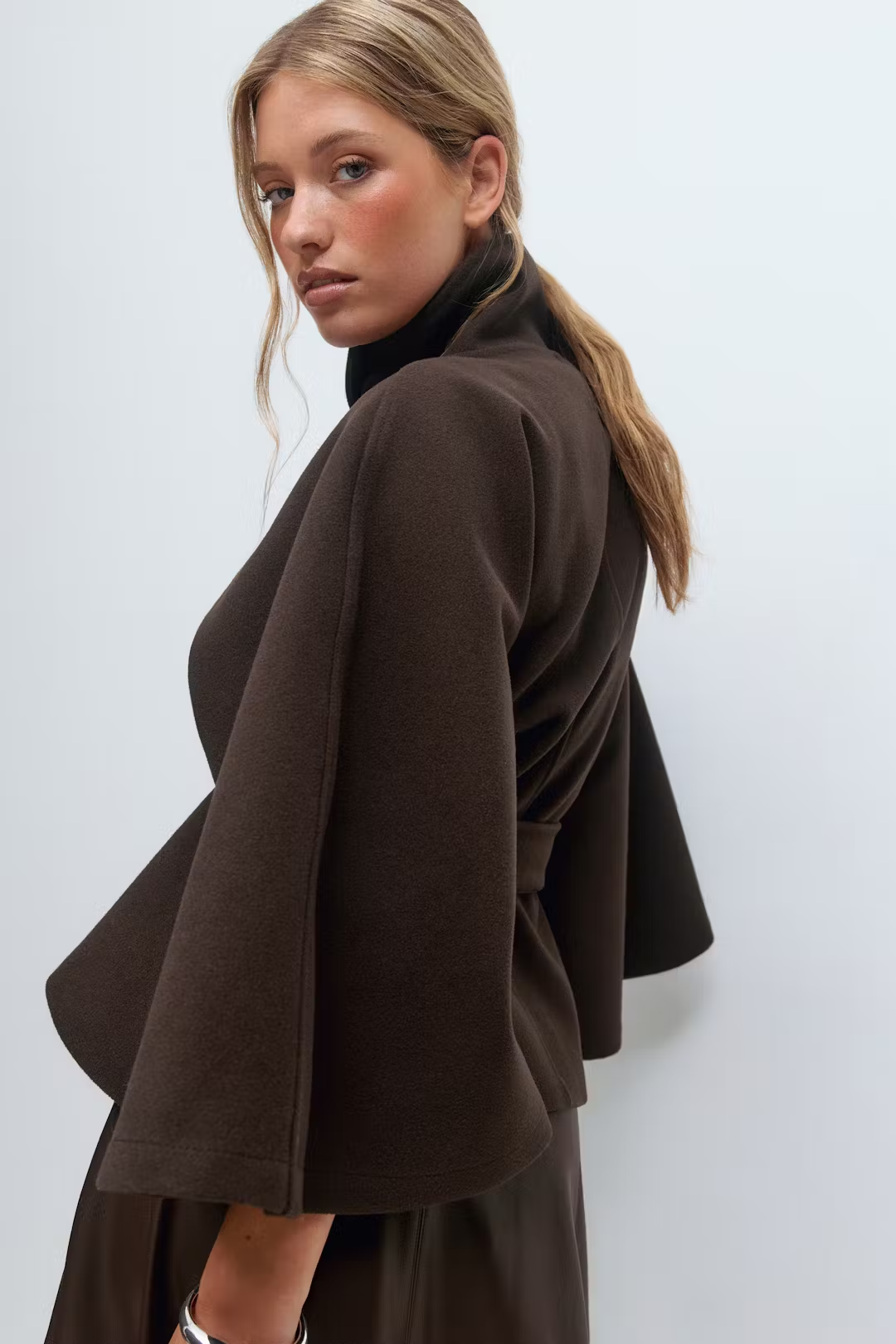 Eirina | Ull-look Kappejakke